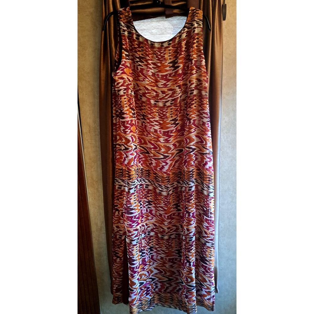 Madison Leigh Woman 14W sleeveless Midi Dress